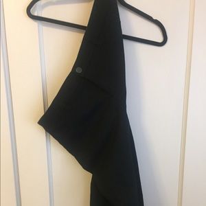 Black jeggings. Zip up